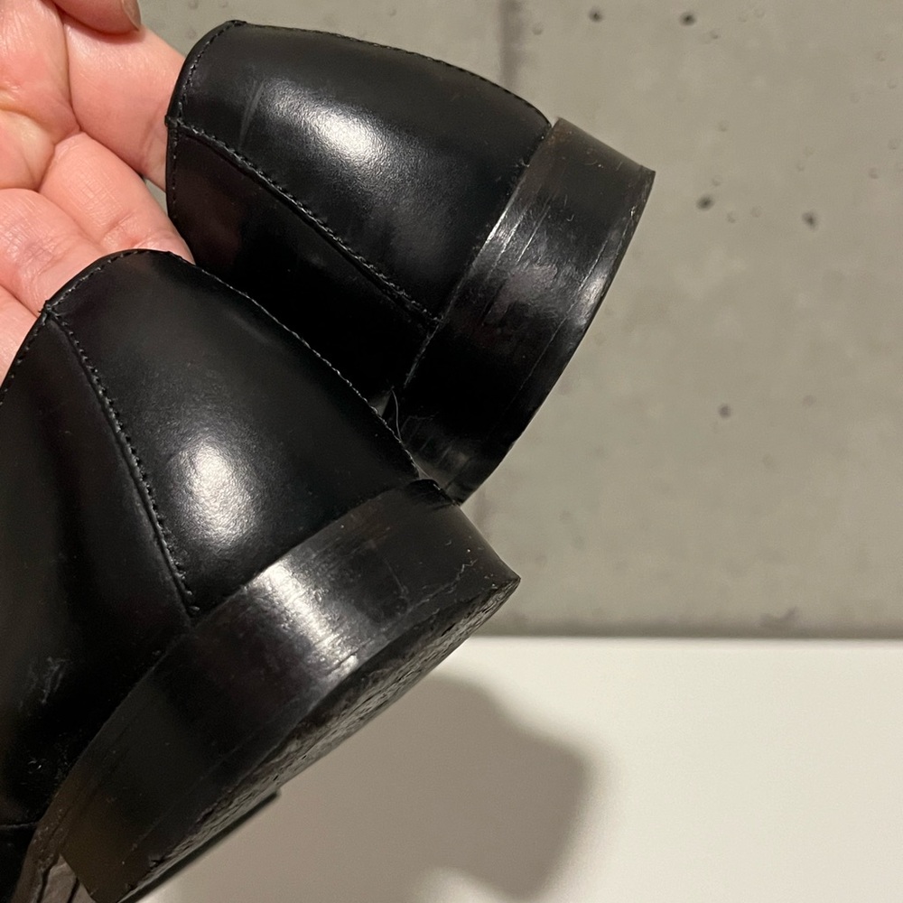 Everlane Women’s The Modern Oxford Shoes Leather Lace Up Black Size 8.5 - Picture 11 of 13